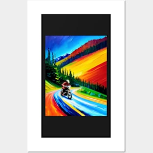 Motorcycle Ride Posters and Art